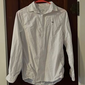 Boys vineyard vines white oxford button down